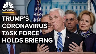 White House coronavirus task force holds first briefing in months — 6262020 [upl. by Annaer]