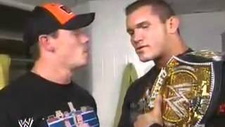 John Cena amp Randy Orton vs RAW RosterPart 1 [upl. by Kariotta]