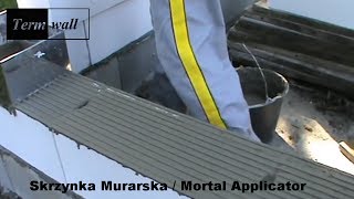 Skrzynka Murarska 240420 mm klej  Mortar Applicator glue 3 [upl. by Asseram366]