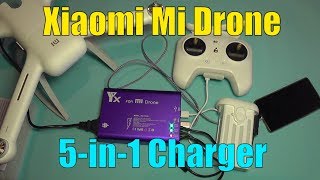 5in1 Fast Battery Charger for Xiaomi Mi Drone [upl. by Esilehs428]