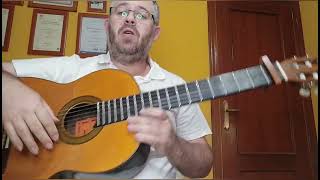 fue Manuel Carrasco letra con acordes tutorial de guitarra [upl. by Boykins]