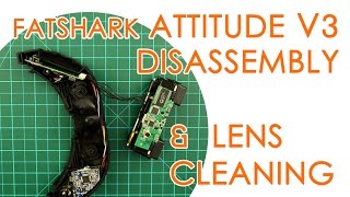 Fatshark Attitude V3 Disassembly and Lens Cleaning  EASY FIX [upl. by Nehtan]