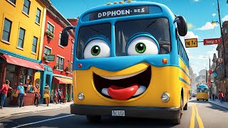 The Wheels on the Bus  Nursery Rhymes  Kids Songs  Fun and Learning [upl. by Lapointe]