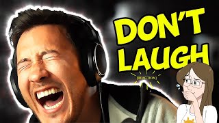 Markiplier Try not to Laugh 17 REACTION [upl. by Eelasor]