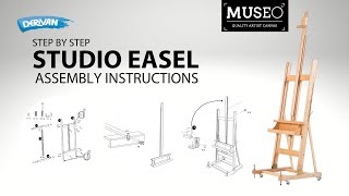 Step by step studio easel assembly instructions [upl. by Blakely539]