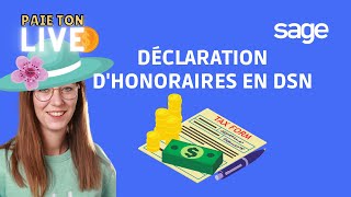 Paie  Déclaration dhonoraire en DSN [upl. by Ltsyrk813]