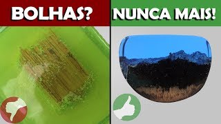 BOLHAS NA RESINA EPOXI NUNCA MAIS Feat Edgar Fazendo mundo [upl. by Shaya]