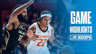 Oakland at Illinois  Highlights  Big Ten Basketball  11132024 [upl. by Hardy367]