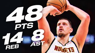 Nikola Jokić GOES OFF AGAIN 104 PTS COMBINED IN HIS LAST TWO GAMES 🃏 December 8 2024 [upl. by Brinn]