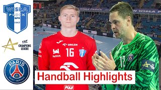 Orlen Wisla Plock 🆚 PSG Handball Highlights EHF Champions League 2024 [upl. by Relyat88]