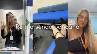 UM DIA COMIGO  Minha rotina sendo bancária  dicas de como entrar no banco [upl. by Ketti688]