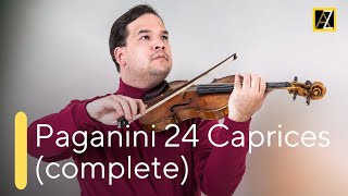 PAGANINI 24 Caprices complete Antal Zalai violin 🎵 classical music [upl. by Naujled]