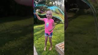 Bubble Magic ❤️🫧 beautiful outdoors fun [upl. by Halbeib]