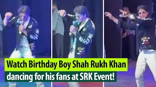 Watch King Khan celebrating his 57th birthday at SRK Day Event in Mumbai [upl. by Noislla]