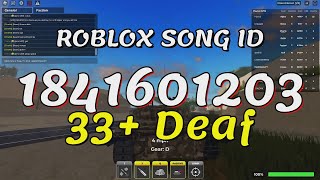 33 Deaf Roblox Song IDsCodes [upl. by Seaton]