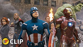 Avengers Assemble  Avengers vs Chitauri Army Part 2  The Avengers 2012 Movie Clip HD 4K [upl. by Junia699]