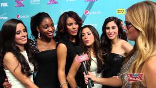 1432 Fifth Harmony X Factor Interview Top 12 Finalist Party Formerly LYLAS [upl. by Weirick339]