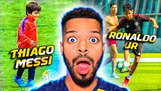 CRISTIANO RONALDO JR amp THIAGO MESSI DESTROYING THEIR OPPONENTS 😳🔥 [upl. by Benge355]