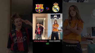 Visca Barca ❤️ vs Hala Madrid🤍 football viscabarsa halamadrid barcelona realmadrid trending [upl. by Chita]