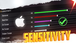 BEST  IPHONE📱 SENSITIVITY  IN FREE FIRE  PERFECT HEADSHOT SENSITIVITY [upl. by Ailes552]