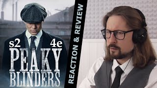 Peaky Blinders S2E4  Reaction amp Review First time watching [upl. by Hafeetal373]