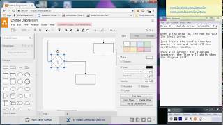 Diagram Net  Draw IO  Quick Arrow Connection Tip [upl. by Aicelef]