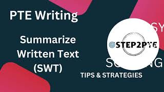 PTE Writing Summarize Written Text 2023  100 Working Tips  STEP2PTE [upl. by Adrianne]