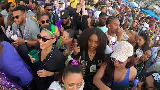 The Coterie Bacchus Sunday Mardi Gras Block Party 2023 [upl. by Searby]