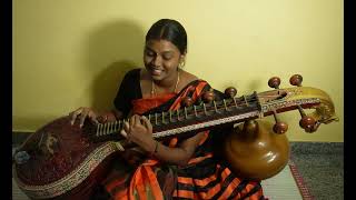 Mayiliragae Song Veena Cover  Anbae Aaruyire  AR Rahman  Mayiliragae Song Played In Veena [upl. by Dnaleel311]