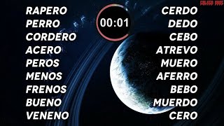 EJERCICIOS de DOBLE TEMPO  Palabras con BEATS de trap  ENTRENO de RENDIMIENTO  COLEGA BARS👽4 [upl. by Nairod654]