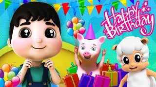 Alles Gute zum Geburtstag Lied  Reime für Kinder  Happy Birthday Song [upl. by Annaitsirk651]