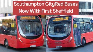 Southampton CityRed Buses Now In Sheffield [upl. by Okwu]