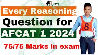 Complete Reasoning for AFCAT 1 2024 Every type of Question [upl. by Teleya]