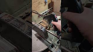 1986 Delta Sawbuck Panel Cutting Saw [upl. by Harlene]