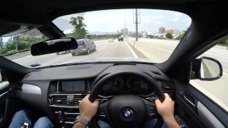 2016 Malaysia BMW X4 28i xDrive POV TEST DRIVE bmwx428i bmwx428imalaysia [upl. by Eggett683]