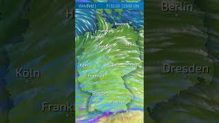 ⚠️ ACHTUNG ⚠️Wetterwarnung vor heftigem Sturm am Freitagnachmittag Wind am 31 März 2023 [upl. by Nylyak721]