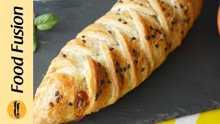 Braided Paratha Pockets with mince pizza filling Recipe By Food Fusion [upl. by Skolnik18]