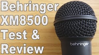 Behringer Ultravoice XM8500 Review amp Dialogue Audio Test [upl. by Adyela794]