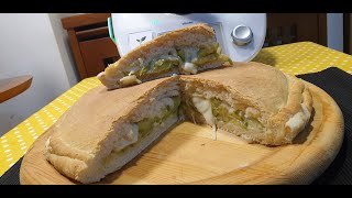 Focaccia ripiena con zucchine per bimby TM6 TM5 TM31 [upl. by Katt]