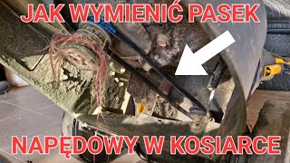 Jak wymienić PASEK NAPĘDOWY w kosiarce Stiga Husqvarna Nac Mcallister MTD Viking [upl. by Solim]