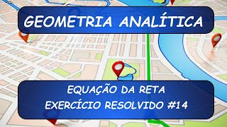 Geometria Analítica Exercício Resolvido 14  Para qual valor de m o ponto pertencerá a reta AB [upl. by Lindblad]