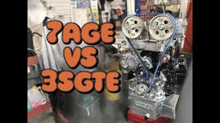 7age na vs 3sgte turbo mr2 comparison mr2 aw11 turbo [upl. by Aihsikal736]