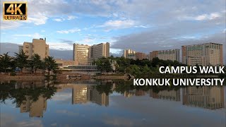 Campus Tour 4K UHD Konkuk University in Seoul South Korea [upl. by Notlew903]