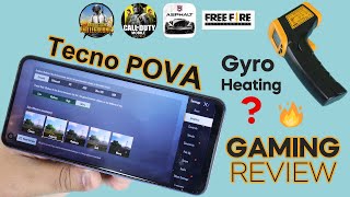 Tecno Pova 2 pubg Test Gaming Test with live FPS Check 🎮Heating Test🔥 Gyro Test  7000 mAh Battery 😱 [upl. by Reteip510]