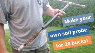 How to make a soil probe for 20 with basic pipe parts a must for great lawns [upl. by Syla214]