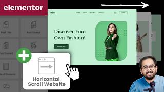 Elementor  Smooth Horizontal Scroll NO PLUGIN [upl. by Isobel577]