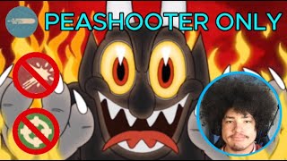 PEASHOOTER ONLY CHALLENGE The Devil SRank  Cuphead  Challenge 1 [upl. by Cost]