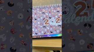 So happy with my dog desk calendar for 2025 comfortingcatnapcreations fyp fypviral 2025calendar [upl. by Conchita]