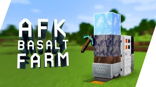 Cara Membuat AFK Basalt Farm  Minecraft Tutorial Indonesia [upl. by Aliab]