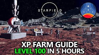 Starfield  XP Farm Guide for Outposts  Level 100 in 5 Hours Tutorial [upl. by Schwing]